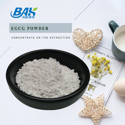 CAS 989-51-5 مستخلص الشاي الأخضر EGCG Epigallocatechin Gallate White Powder 98٪
