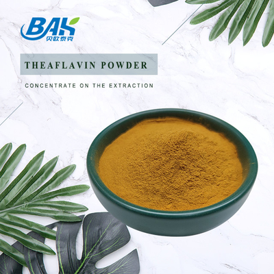 BAK Theaflavin العضوية 20٪ - 80٪ مسحوق مستخلص الشاي الأخضر للرعاية الصحية