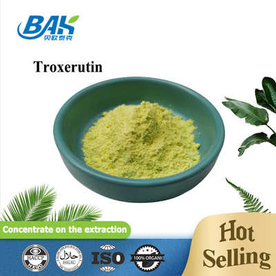 BAK تصنيع Troxerutin مكملات تعزيز المناعة مسحوق أصفر CAS 7085-55-4 1.65g/Cm3