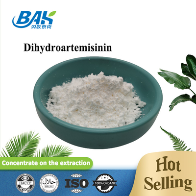 99٪ ثنائي هيدروأرتيميسينين أكيولار كريستال عديم اللون CAS 537-42-8