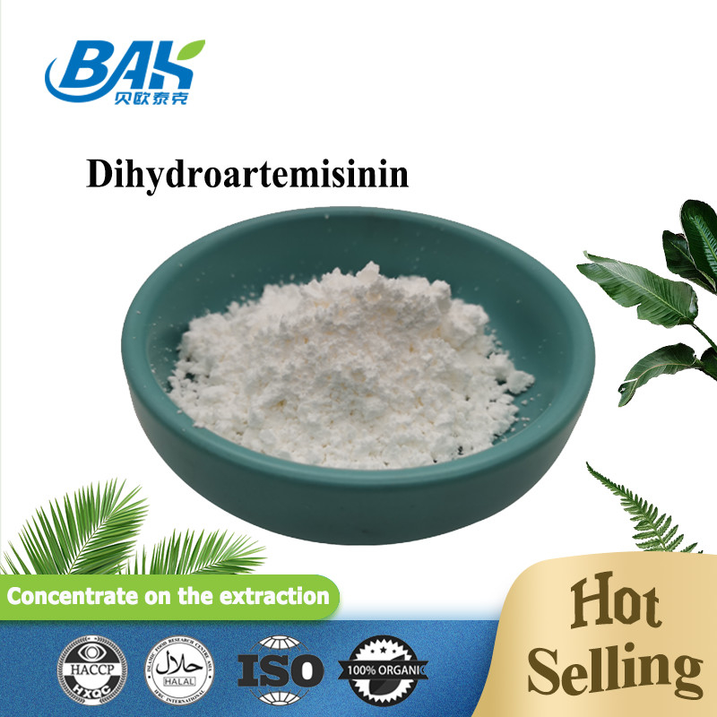99٪ ثنائي هيدروأرتيميسينين أكيولار كريستال عديم اللون CAS 537-42-8